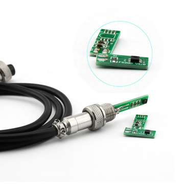 Alta sensibilidad SHT 20 25 Módulo de chip de PCB del sensor de temperatura y humedad con sonda del sensor de cable de salida I2C